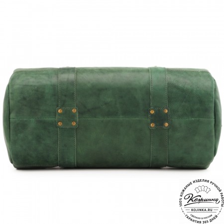  Кожаная сумка "Тайлер" (изумруд) 